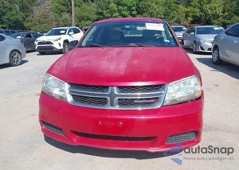 2014 Dodge Avenger Se z USA, uszkodzony, nr VIN 1C3CDZAG7EN218274
